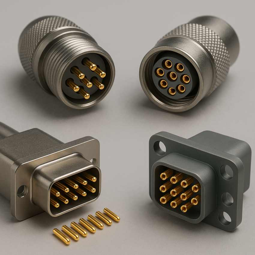 “Types of Precision Male and Female Connectors and Their Applications in Industry”